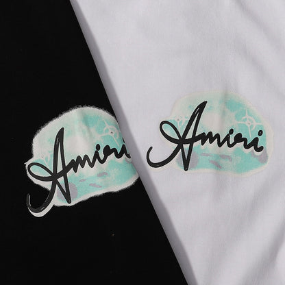 AMIRl Paradise Airbrush Cotton T-Shirt AMIRI