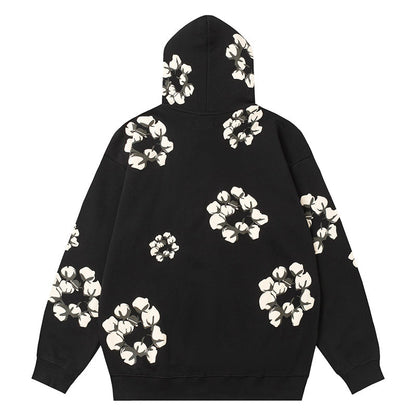 Denim Tears Kapok Pattern Printed Hoodie DENIM TEARS