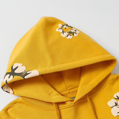 Denim Tears Kapok Pattern Printed Hoodie DENIM TEARS
