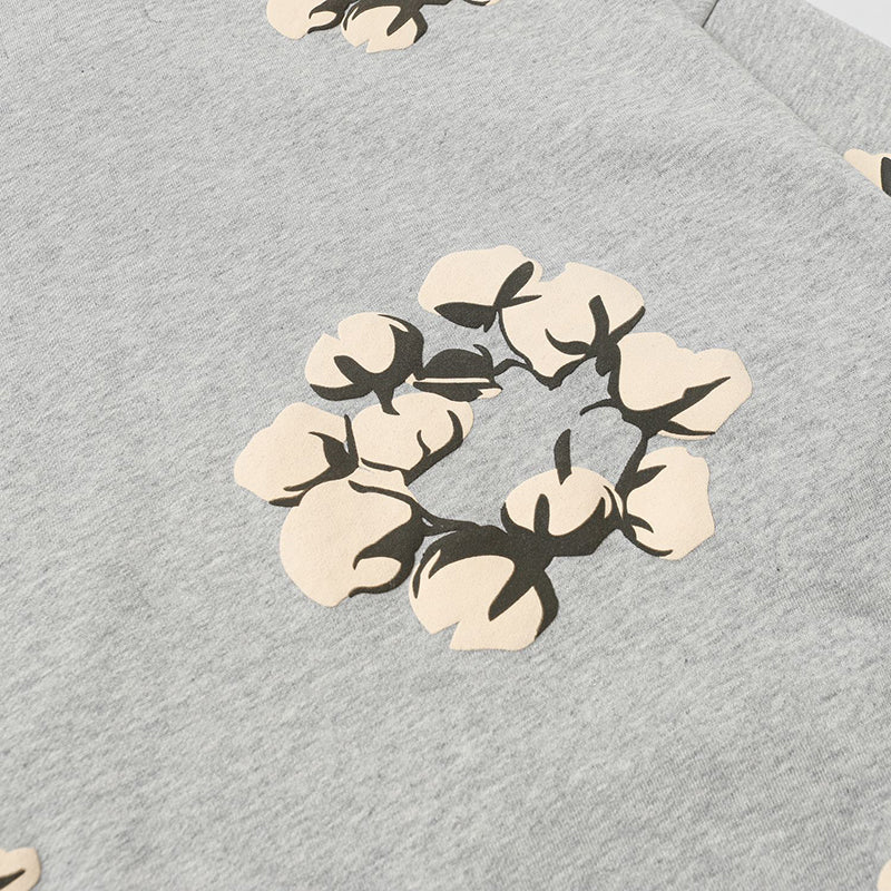 Denim Tears Kapok Pattern Printed Hoodie DENIM TEARS