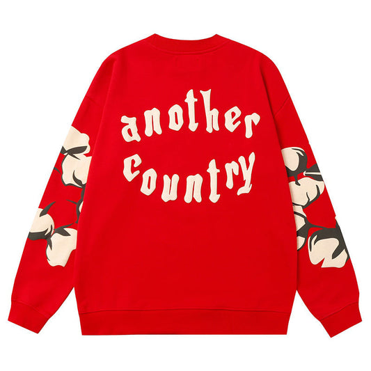 Denim Tears Kapok Pattern Printed Sweatshirts DENIM TEARS