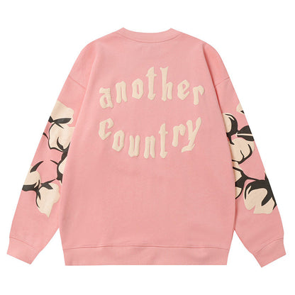 Denim Tears Kapok Pattern Printed Sweatshirts DENIM TEARS