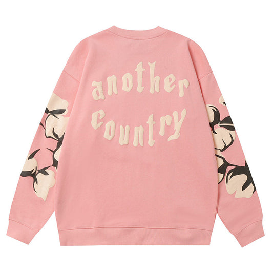 Denim Tears Kapok Pattern Printed Sweatshirts DENIM TEARS