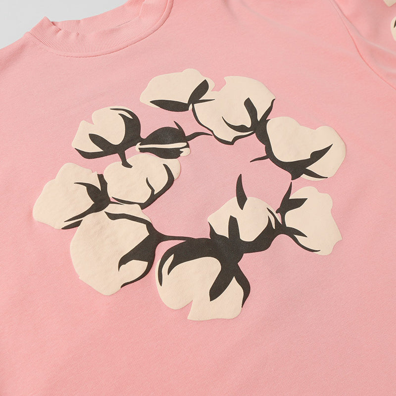 Denim Tears Kapok Pattern Printed Sweatshirts DENIM TEARS