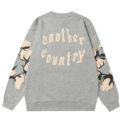 Denim Tears Kapok Pattern Printed Sweatshirts DENIM TEARS