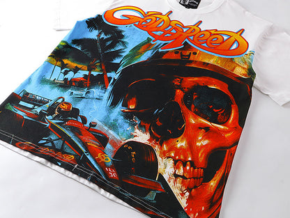 GODSPEED Skeleton Racer T-shirt Godspeed