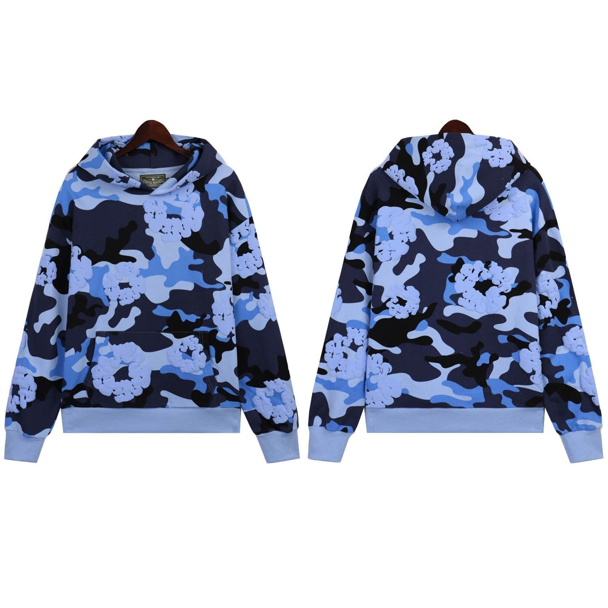 Denim Tears Cotton Wreath Camouflage Hoodie DENIM TEARS