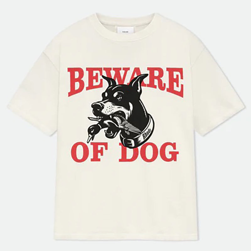 Rhude Warning logo T-shirt RHUDE