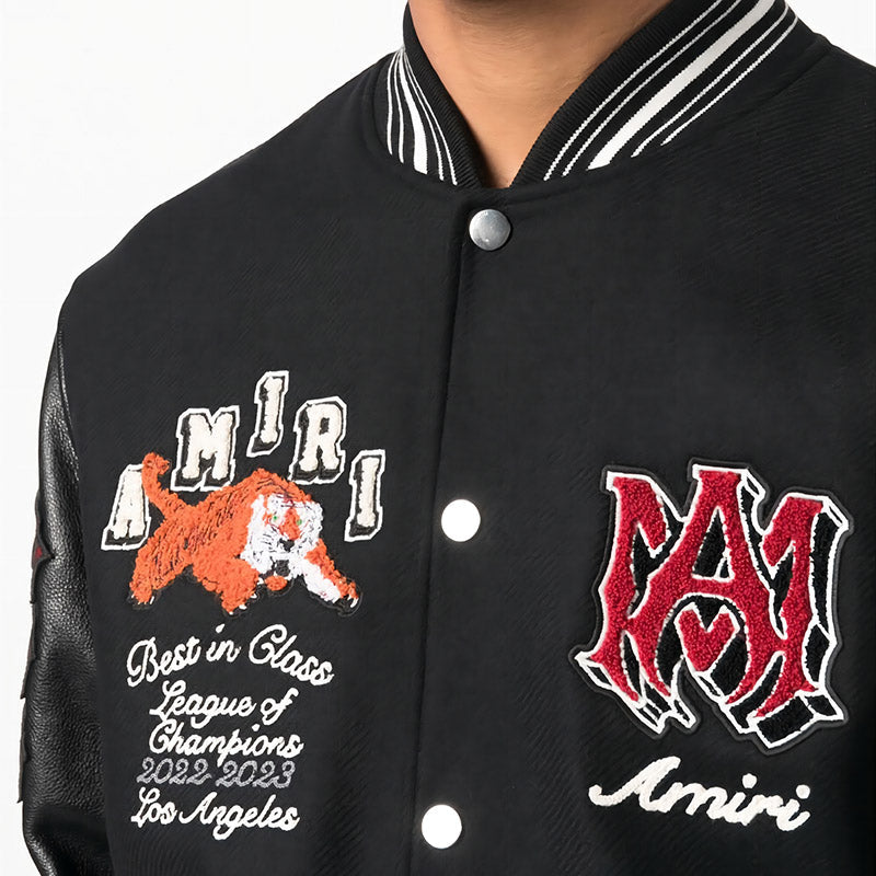 AMIRI Varsity Vintage Patch Bomber Jacket AMIRI
