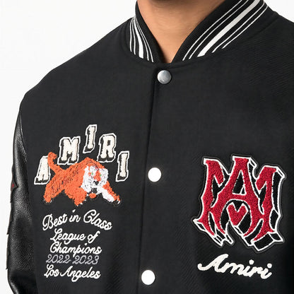 AMIRI Varsity Vintage Patch Bomber Jacket AMIRI