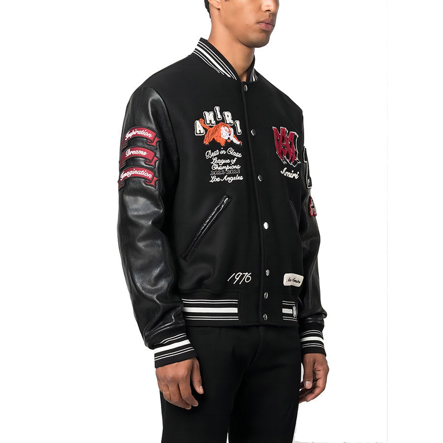 AMIRI Varsity Vintage Patch Bomber Jacket AMIRI