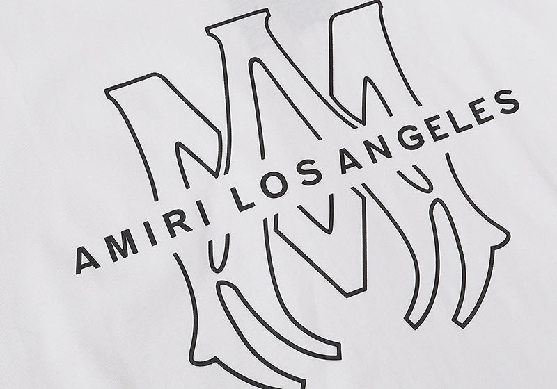 AMIRI Classic letter logo printing T-Shirts AMIRI