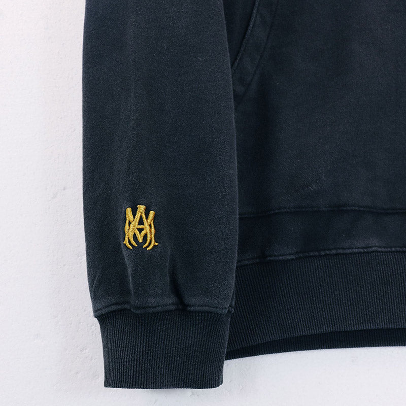 AMIRI Logo-Appliquéd Distressed Cotton-Jersey Hoodies AMIRI