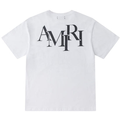 AMIRI STAGGERED LOGO T-Shirts AMIRI