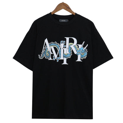 AMIRI Dragon logo-print cotton-jersey T-shirts AMIRI