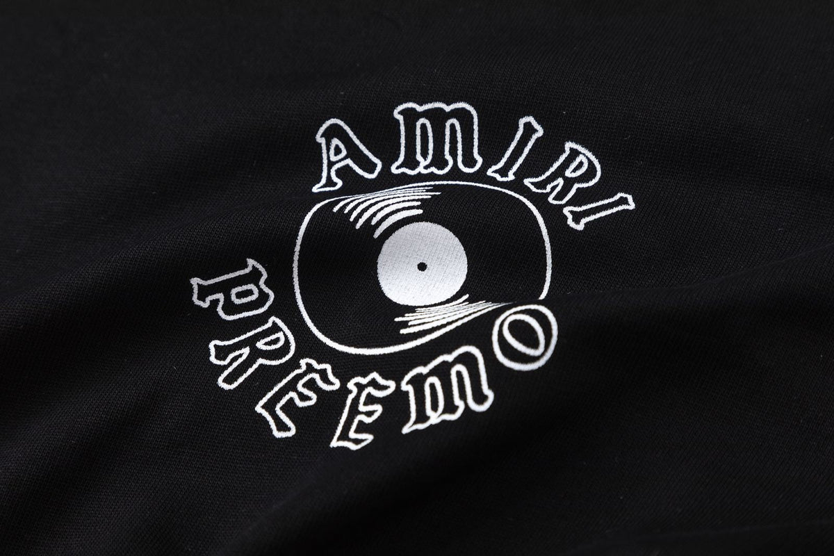 AMIRI Black DJ Premier Edition Premier Record T-Shirt AMIRI