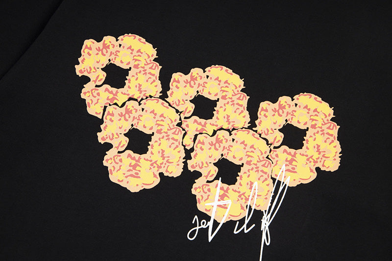 Denim Tears Flame Print Kapok T- Shirts DENIM TEARS