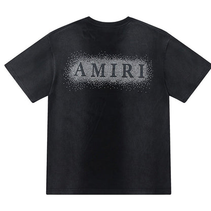 AMIRI Alphabet star embellished glitter print T-shirts AMIRI