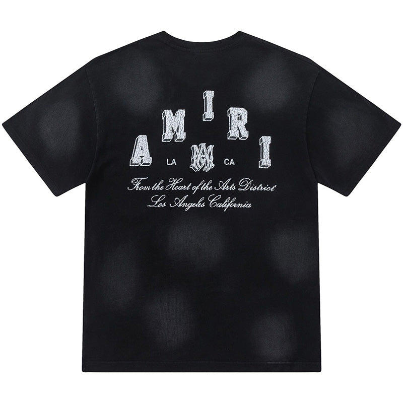 AMIRI LOGO Print Short Sleeve T-shirts AMIRI