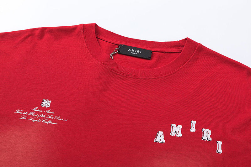 AMIRI LOGO Print Short Sleeve T-shirts AMIRI