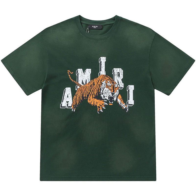 AMIRI Vintage print tiger logo T-Shirts AMIRI