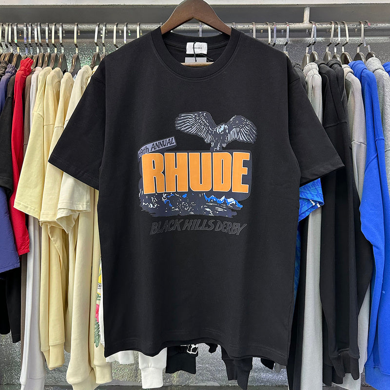 RHUDE Black Hills Rally T-Shirts RHUDE