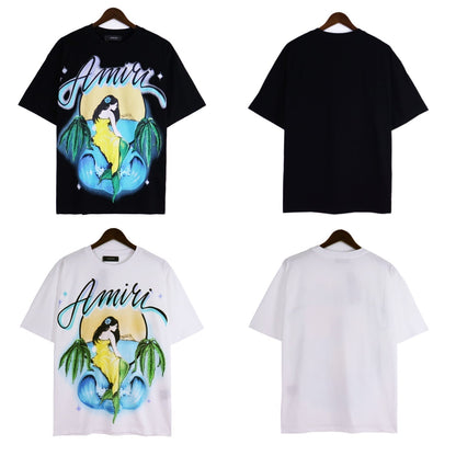 AMIRI Mermaid short-sleeved cotton T-Shirt AMIRI