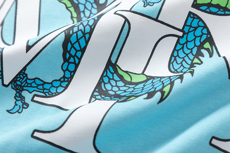 AMIRI Men's Blue Cny Dragon T-Shirt AMIRI