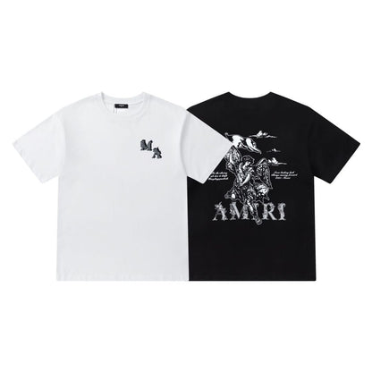 AMIRI Angel-print cotton-jersey T-Shirt AMIRI