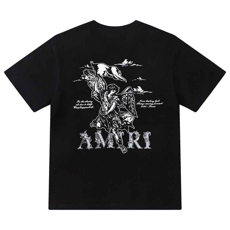AMIRI Angel-print cotton-jersey T-Shirt AMIRI