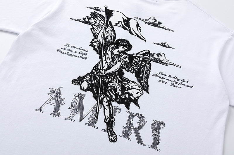 AMIRI Angel-print cotton-jersey T-Shirt AMIRI
