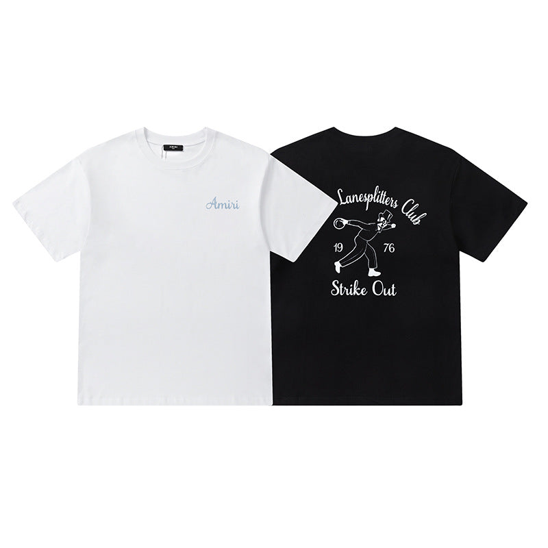 AMIRI Lanesplitters logo-print cotton T-Shirt AMIRI