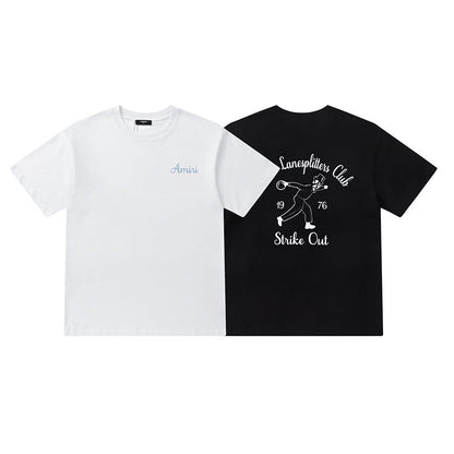 AMIRI Lanesplitters logo-print cotton T-Shirt AMIRI