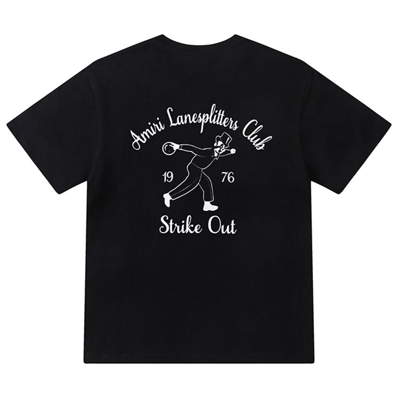 AMIRI Lanesplitters logo-print cotton T-Shirt AMIRI
