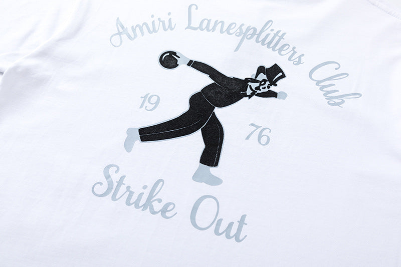 AMIRI Lanesplitters logo-print cotton T-Shirt AMIRI