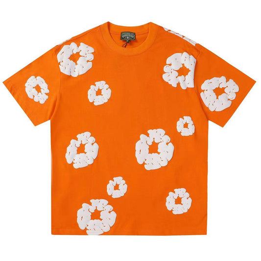 Denim Tears Men's Orange T-shirt DENIM TEARS