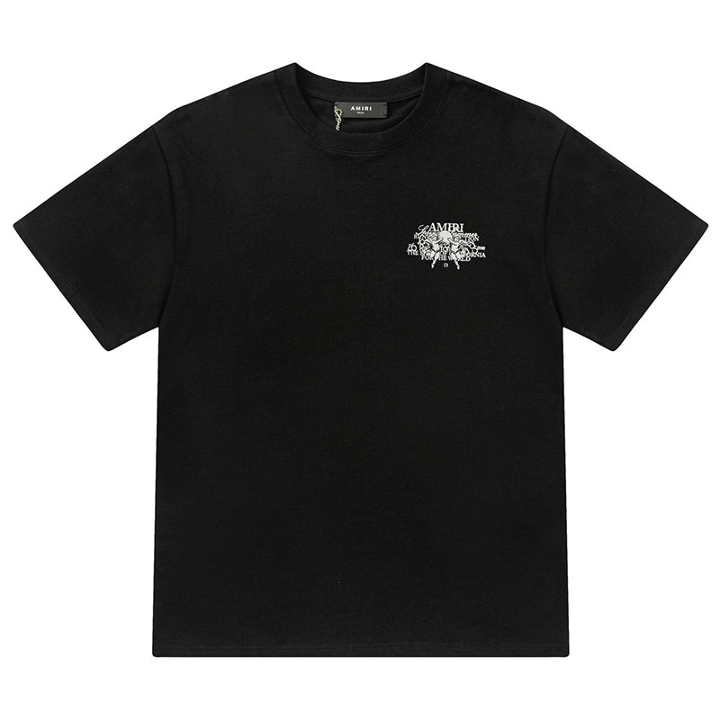 AMlRl Crew Neck Unisex Street Style Plain Cotton T-Shirt AMIRI