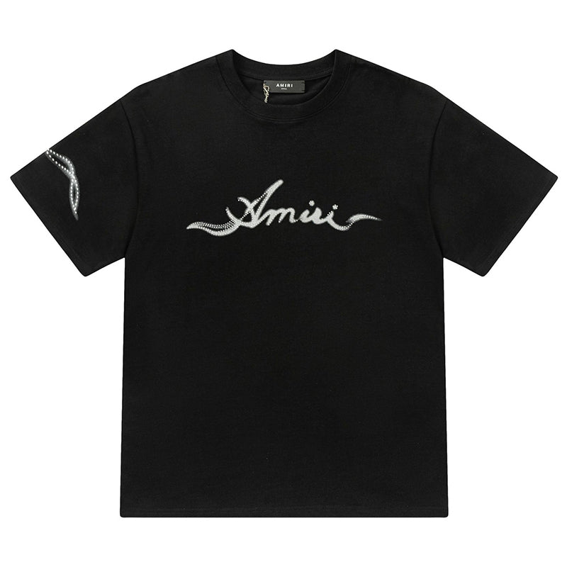 Amiri Smoke Embellished Crewneck T-Shirt AMIRI