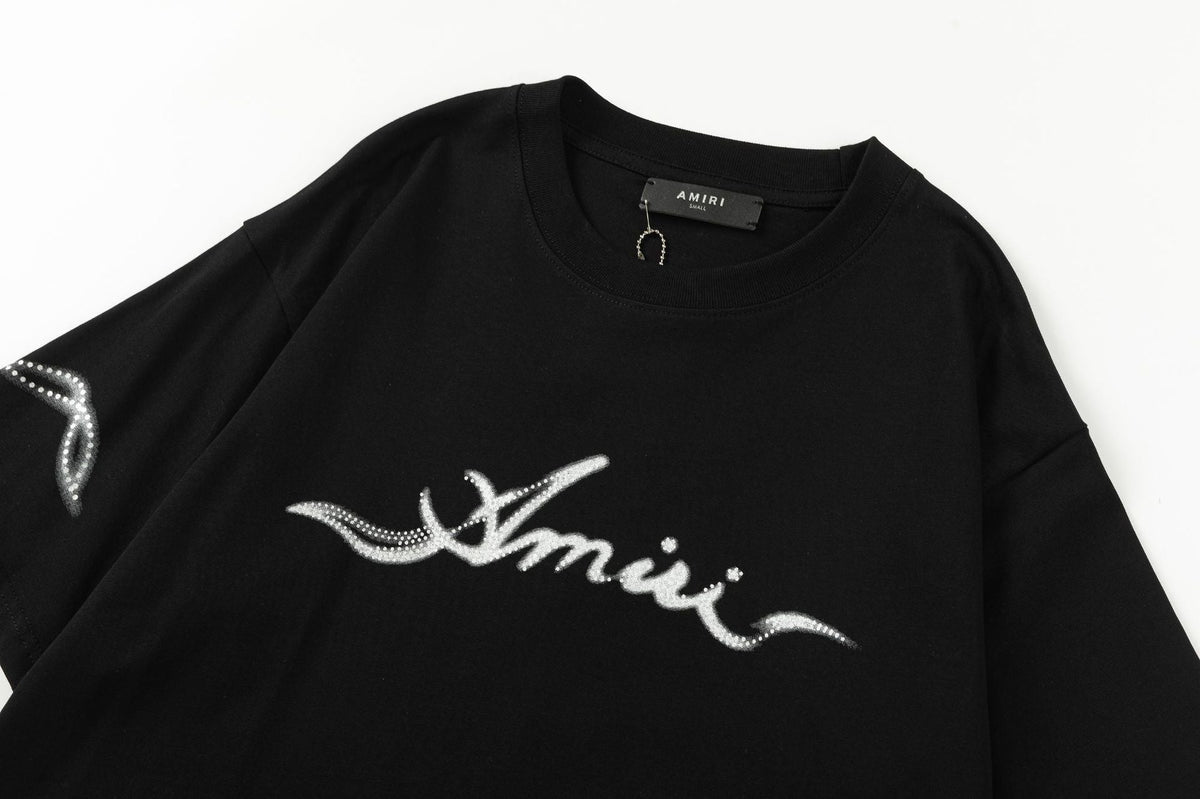 Amiri Smoke Embellished Crewneck T-Shirt AMIRI