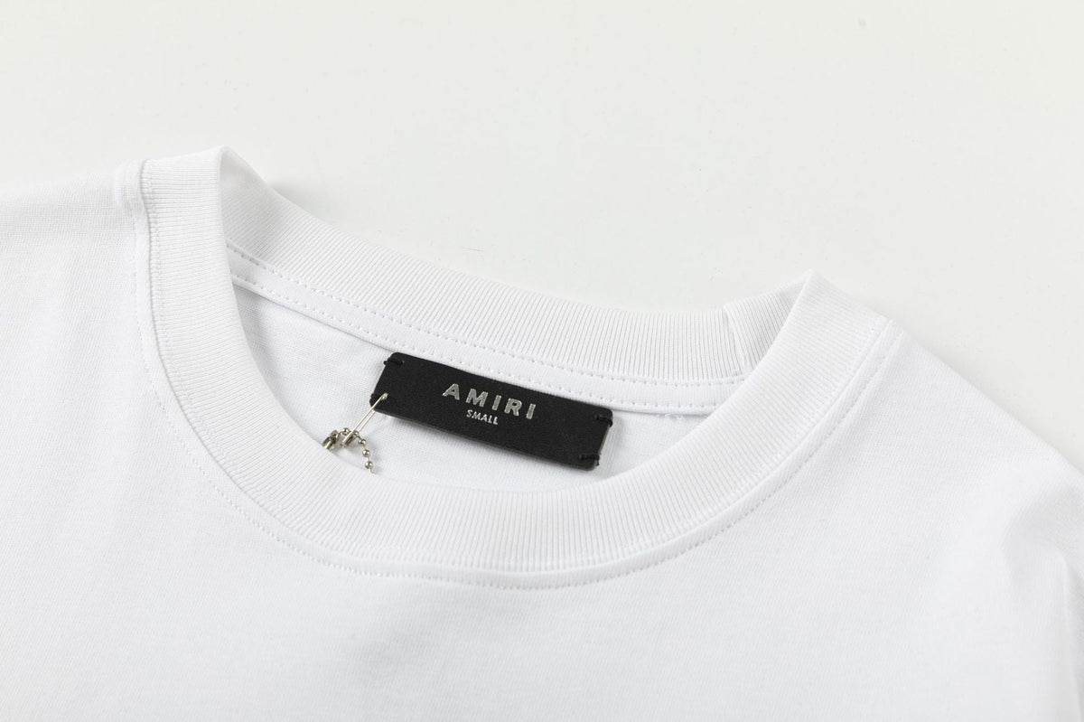 Amiri Men's Black Leopard T-shirt AMIRI