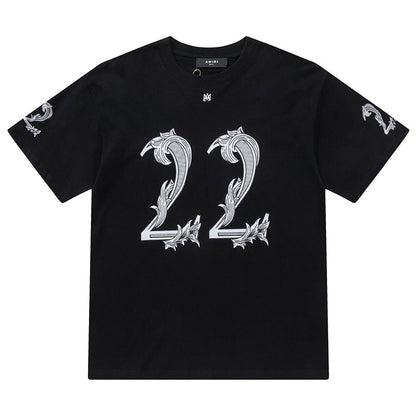 Amiri 22 Logo-Printed Crewneck T-Shirt AMIRI
