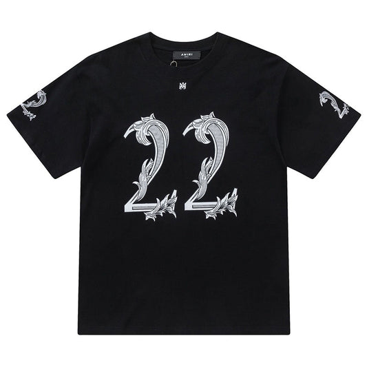 Amiri 22 Logo-Printed Crewneck T-Shirt AMIRI