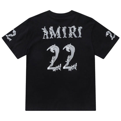 Amiri 22 Logo-Printed Crewneck T-Shirt AMIRI