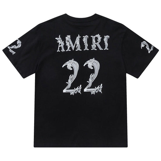 Amiri 22 Logo-Printed Crewneck T-Shirt AMIRI