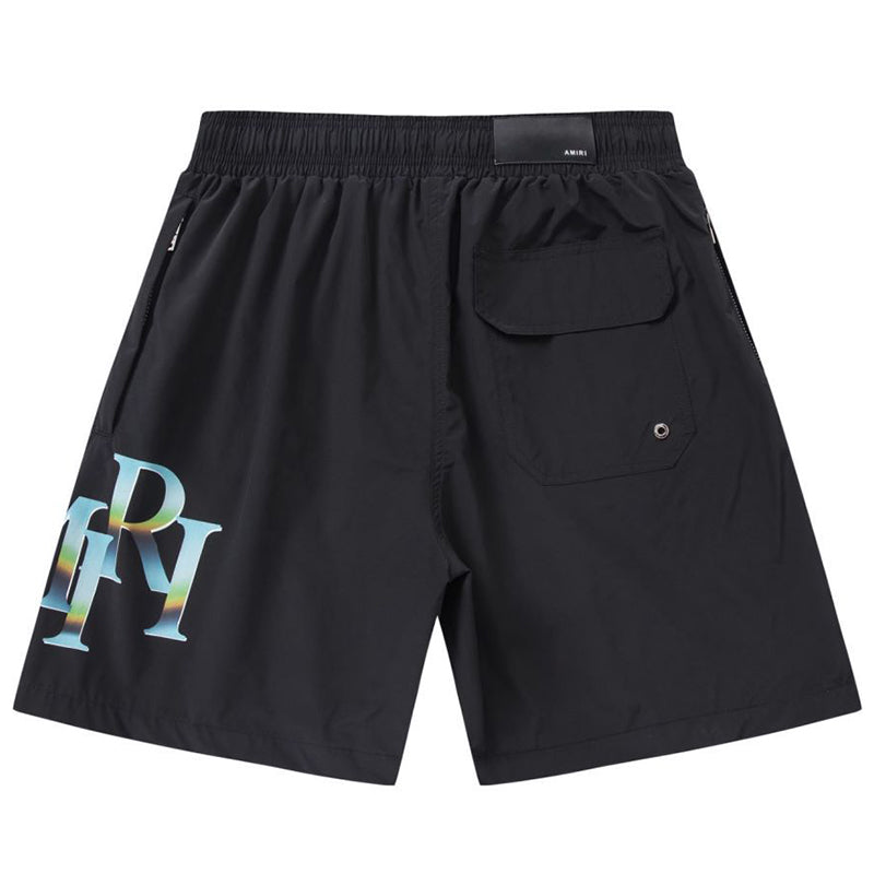 AMIRI Street Style Logo Swim Shorts AMIRI