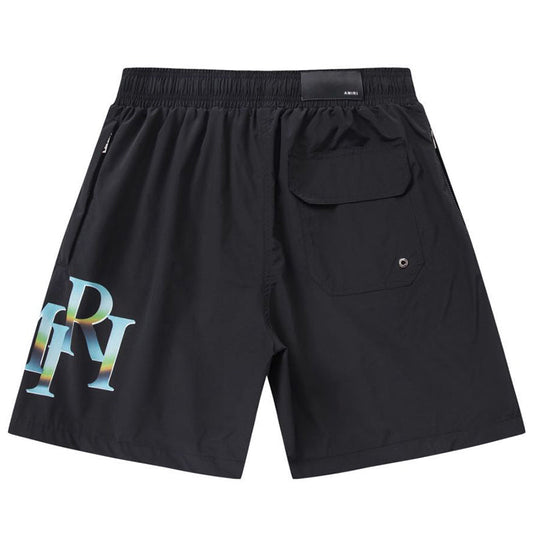AMIRI Street Style Logo Swim Shorts AMIRI