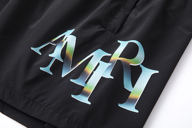 AMIRI Street Style Logo Swim Shorts AMIRI