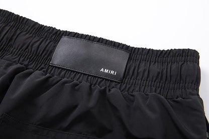 AMIRI Street Style Logo Swim Shorts AMIRI
