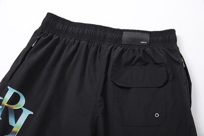 AMIRI Street Style Logo Swim Shorts AMIRI