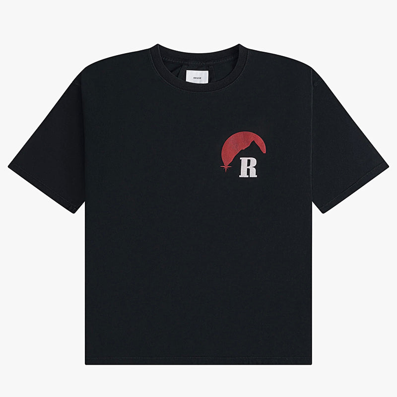 RHUDE MOONLIGHT LOGO T-SHIRT RHUDE